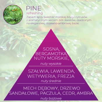 <B>PINE</B> ULTRA SCENT 5 l odświeżacz powietrza do tkanin PREMIUM